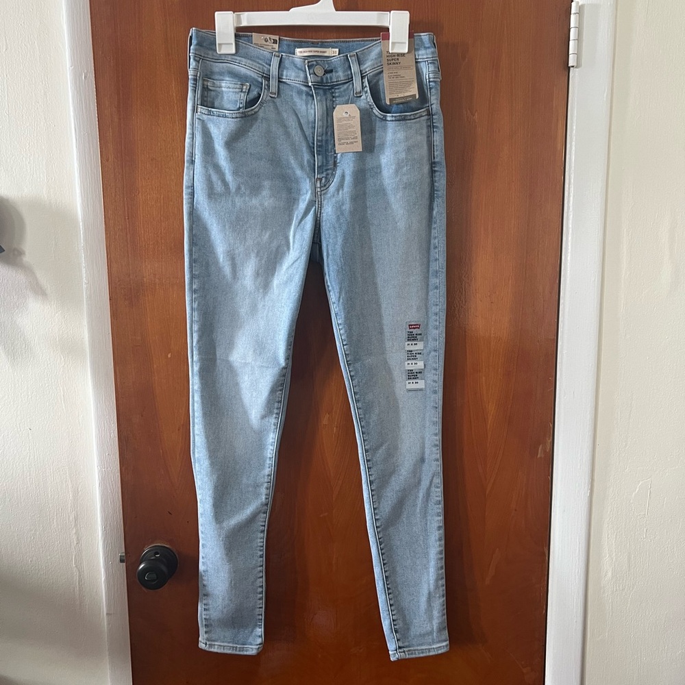 NWT Women's Levi’s 720 High-Rise Stretchy Super-Skinny Jeans